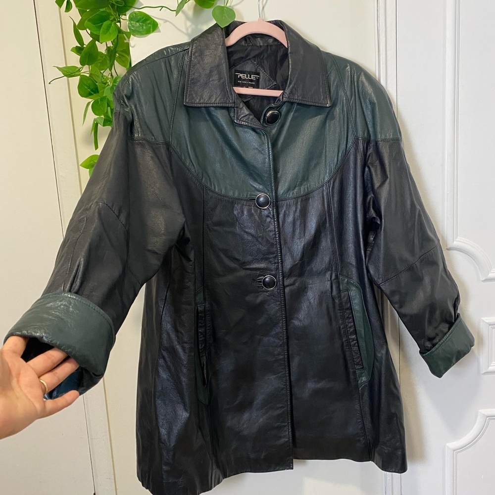 Pelle leather coat